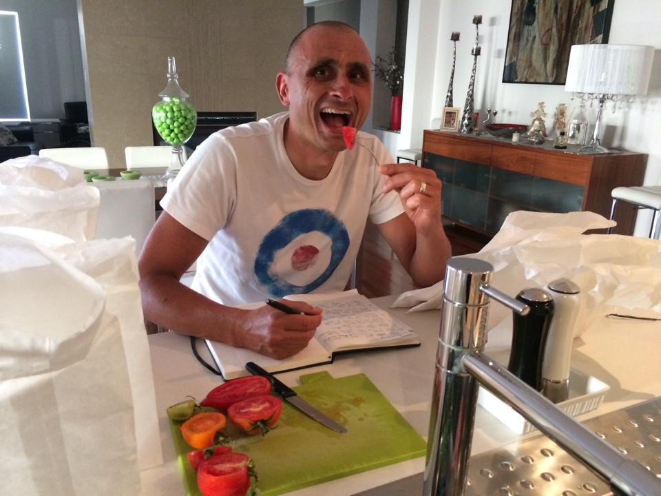 Theo taste testing